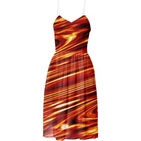 Jupiter Pattern Summer Dress