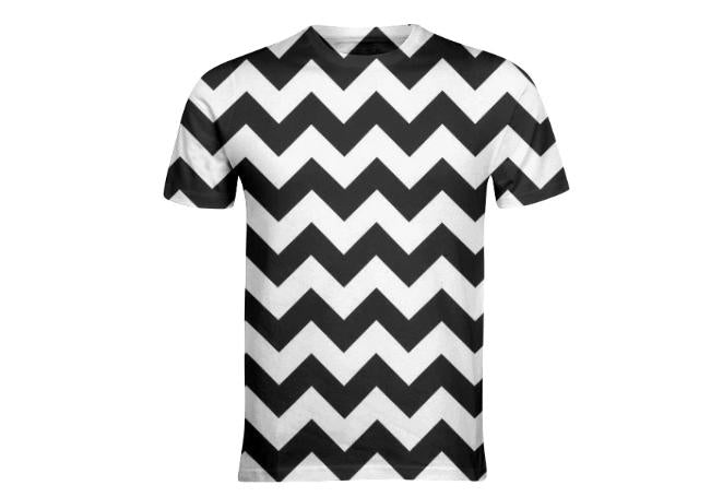Black and White Chevron