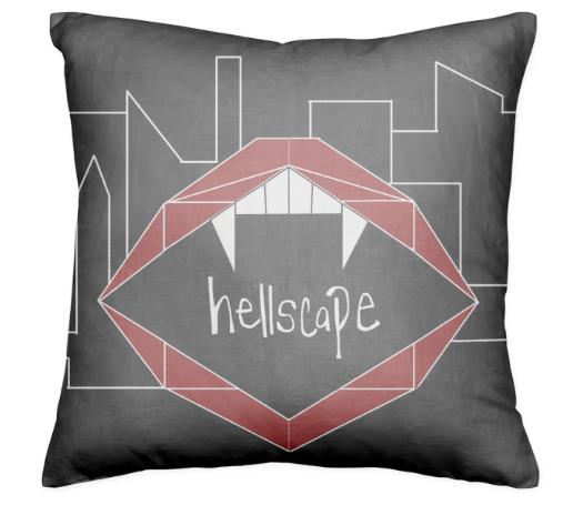 Hellscape City Pillow