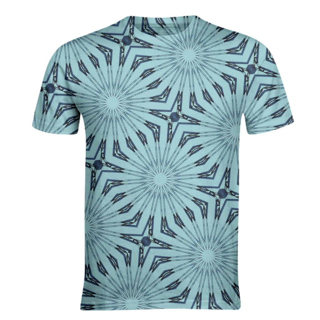 Light blue abstract geometric