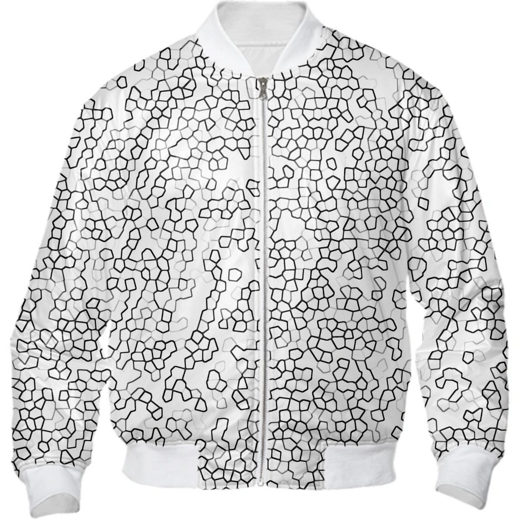 Black and White Geometric Print