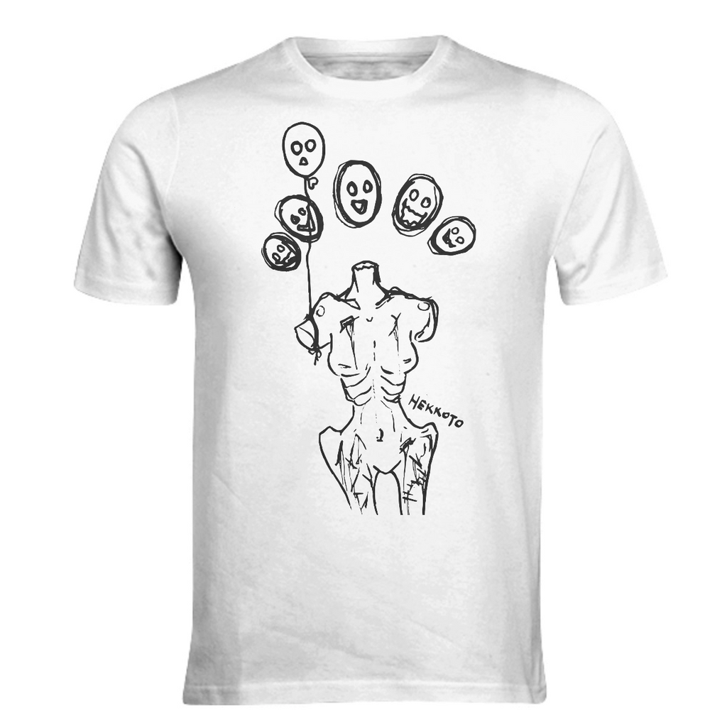 My many faces depression mental health sad pain dark horror bloody shirt