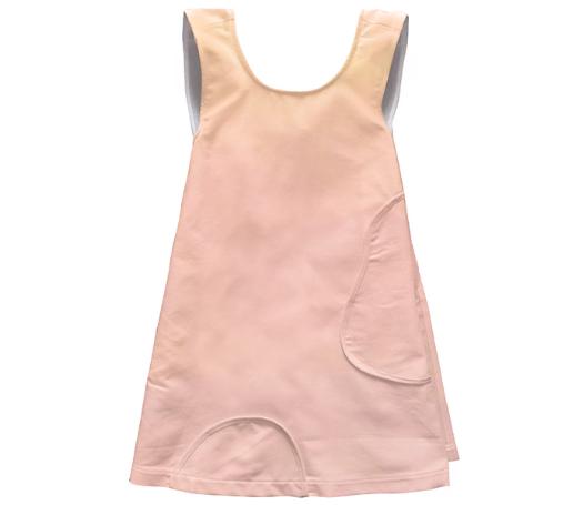 Kids Delicate Pink Apron Dress