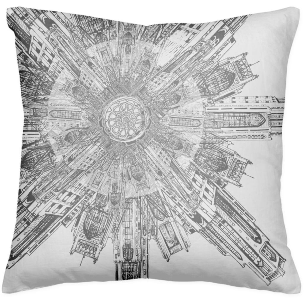 "Cathedral of Learning" Accent Pillow