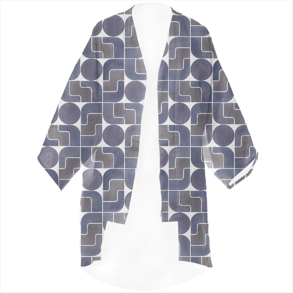 Monte Albán Mod linen kimono by Frank-Joseph