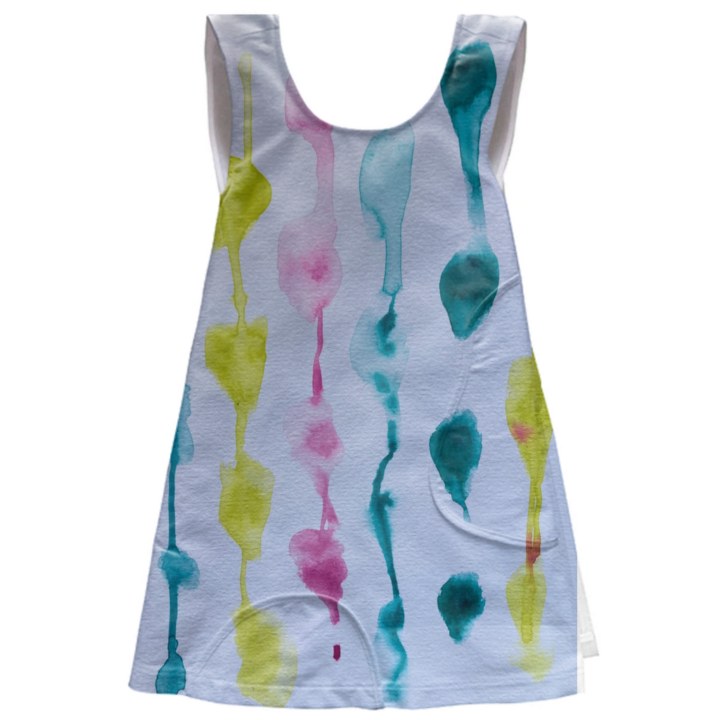 Watercolor tank dress