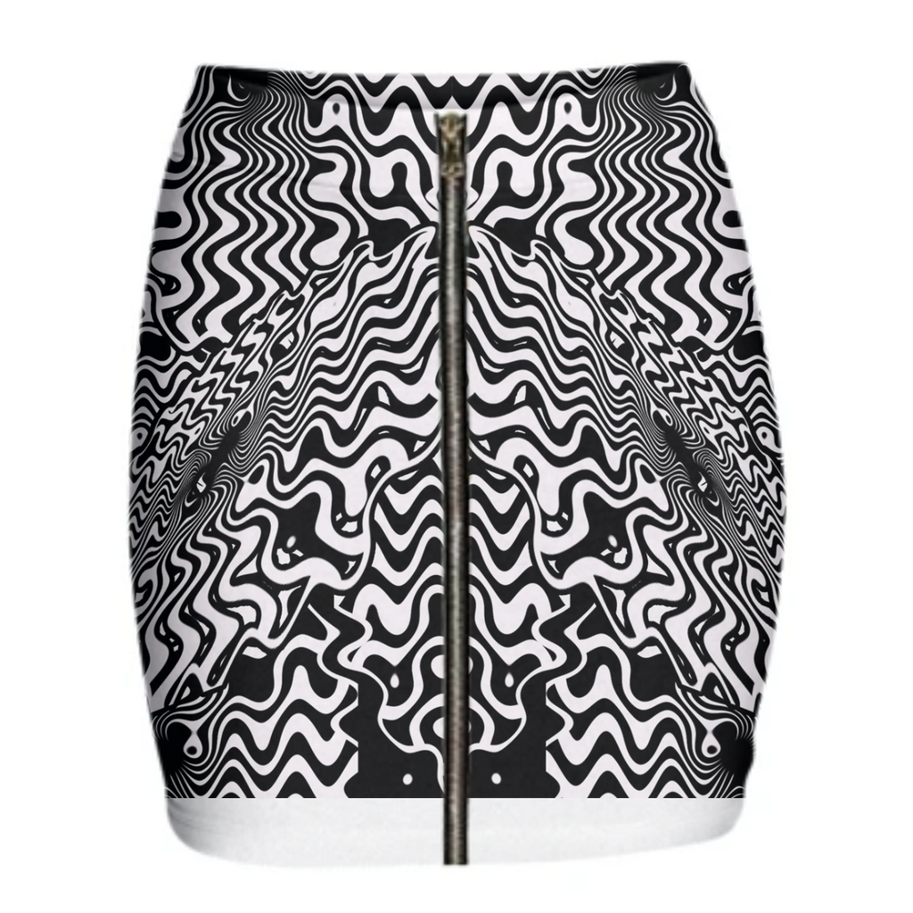 Zebra Dance Mini Skirt