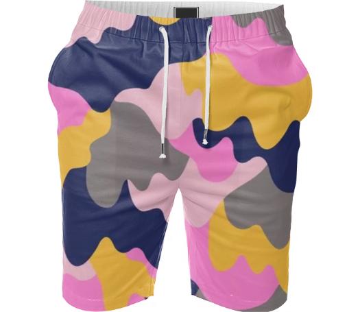 Melting Camo Pop Shorts