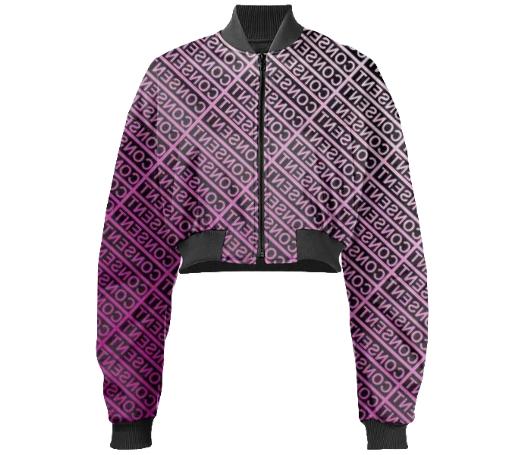 consent pink white Jacket