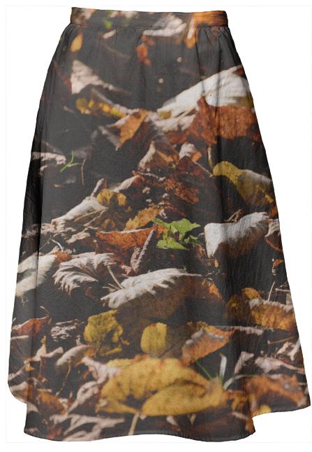 Autumn Leaves Midi Skirt