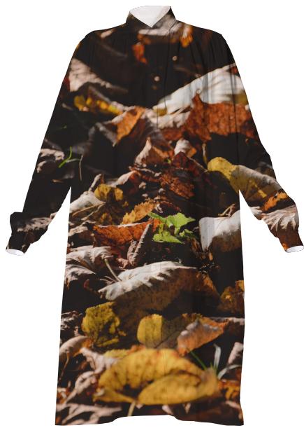 Autumn Leaves VP Shirtdress