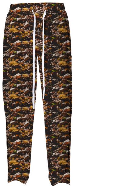 Autumn Leaves Pattern Pajama Pant