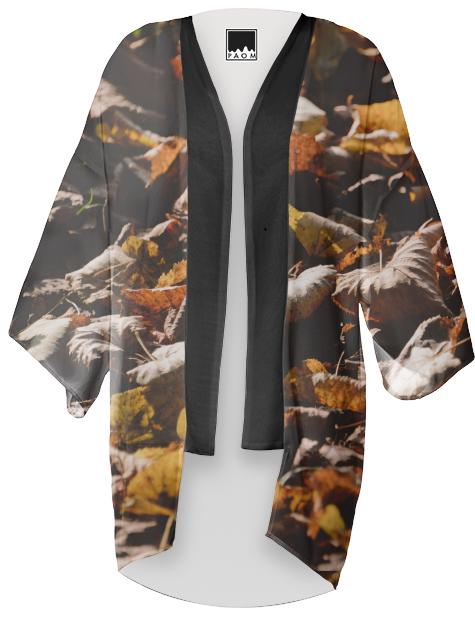 Autumn Leaves Kimono