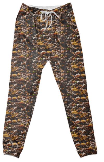 Autumn Leaves Cotton Pants