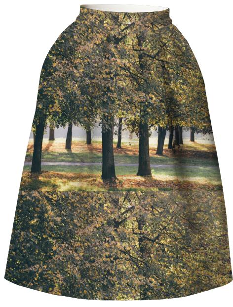 Autumn Trees VP Neoprene Full Skirt