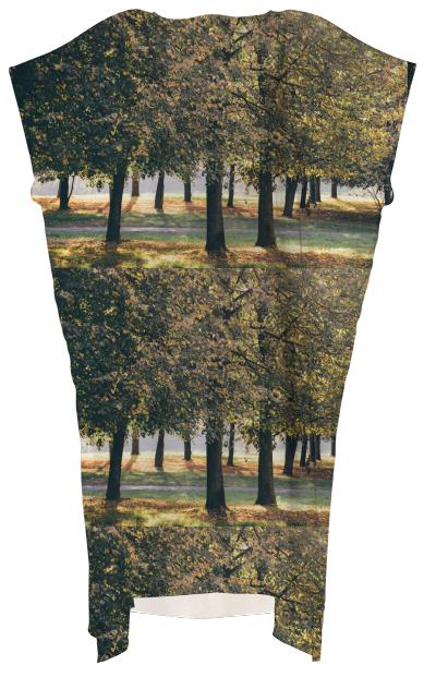 Autumn Trees Pattern VP Square Dress