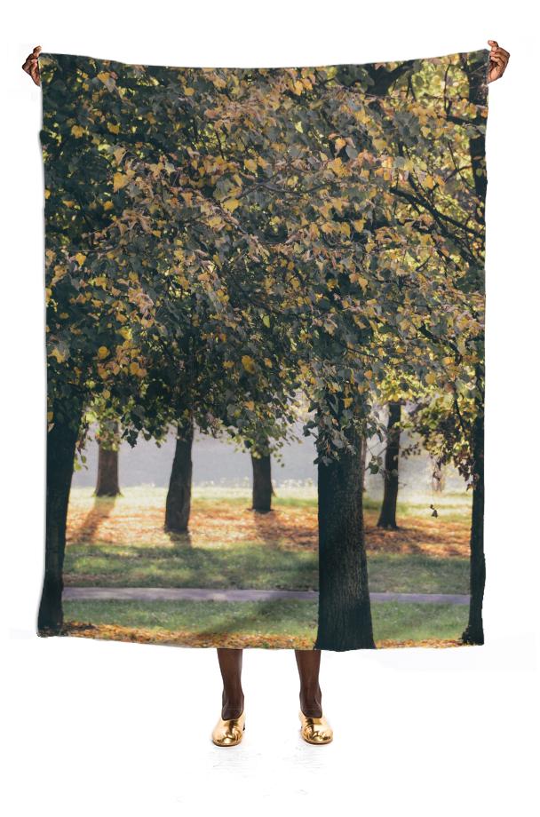 Autumn Trees VP Silk Scarf