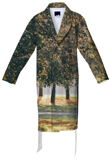 Autumn Trees Cotton Robe