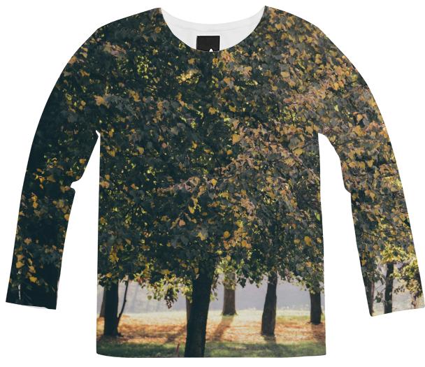 Autumn Trees Long Sleeve Shirt