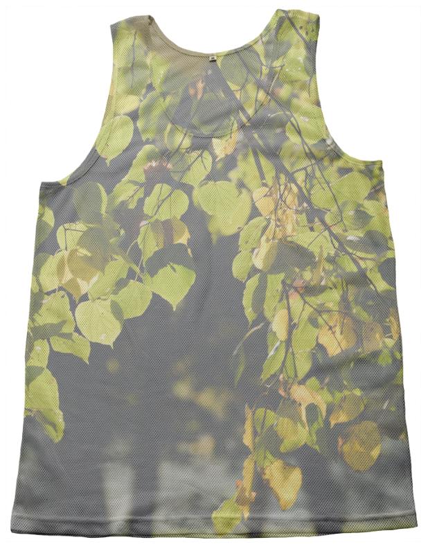 Autumn Silhouettes Mesh Tank