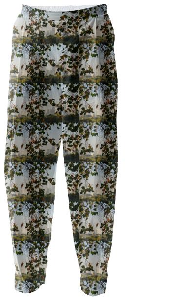 Autumn in the city pattern Relaxed Pant