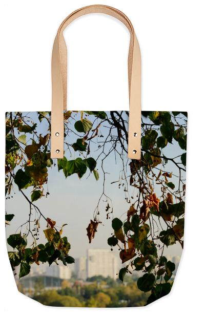 Autumn in the city Summer Tote