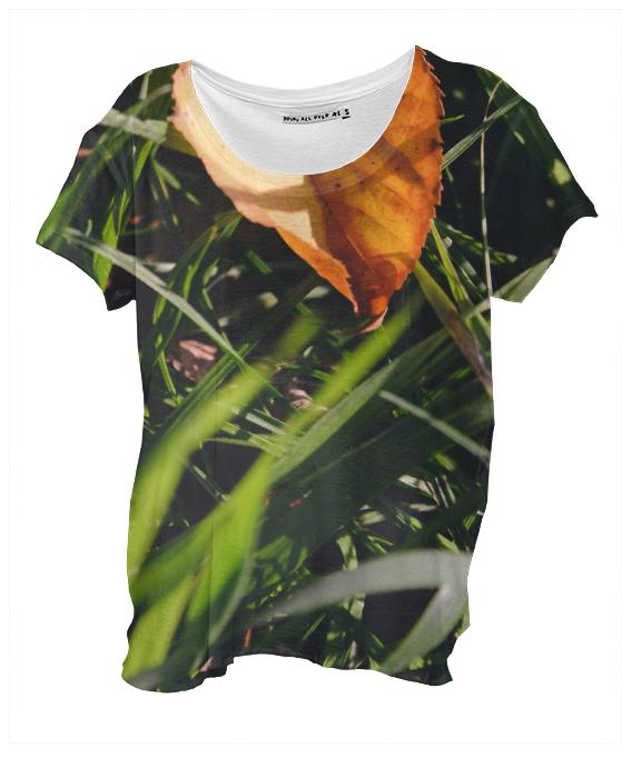 Fall Leaf Drape Shirt