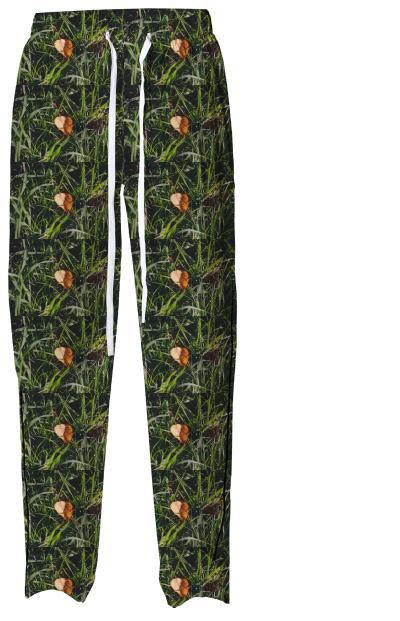 Fall Leaf Pattern Pajama Pant