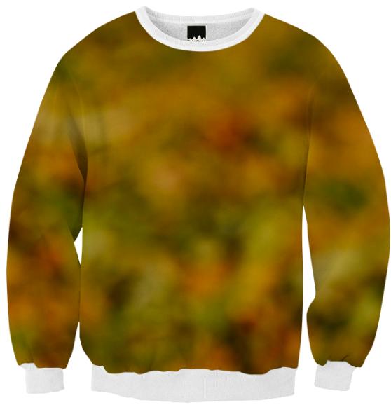 Autumn Background Ribbed Sweatshirt