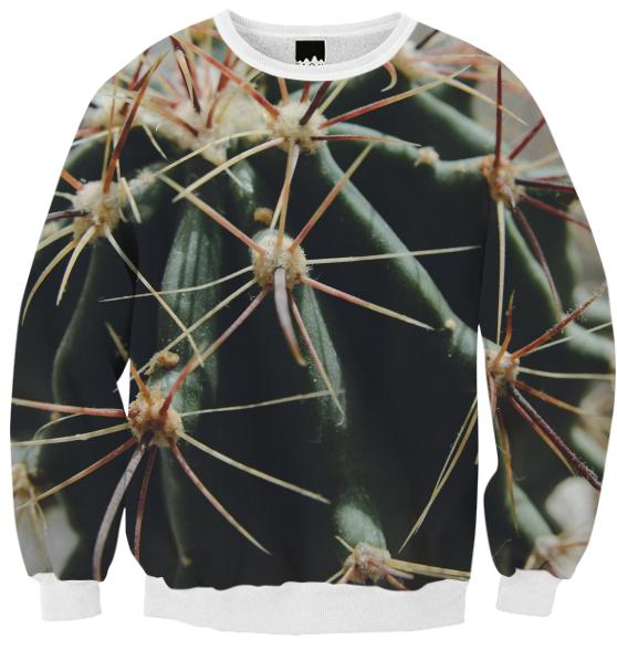 Cactus Ribbed Sweatshirt