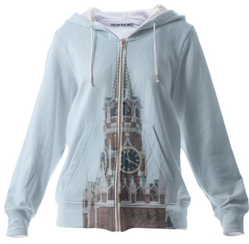 Spasskaya Tower Zip Up Hoodie