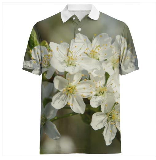 Spring Flowers Polo Shirt