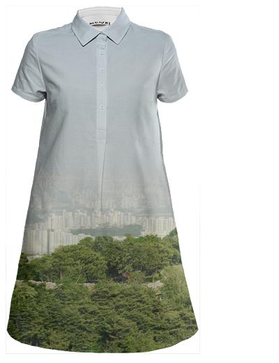 SEOUL VIEW Mini Shirt Dress