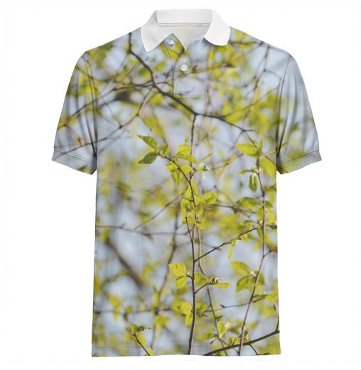 Spring Pattern Polo Shirt