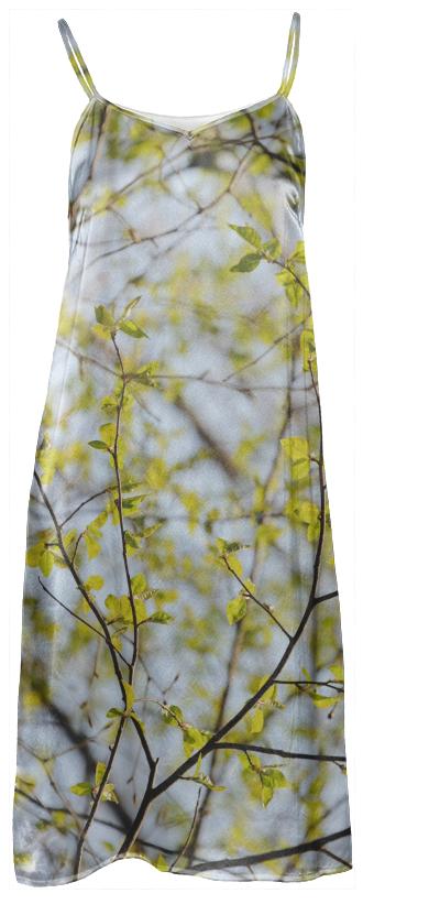 Spring Pattern Slip Dress