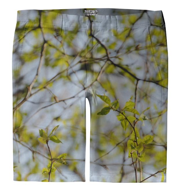 Spring Pattern Trouser Shorts
