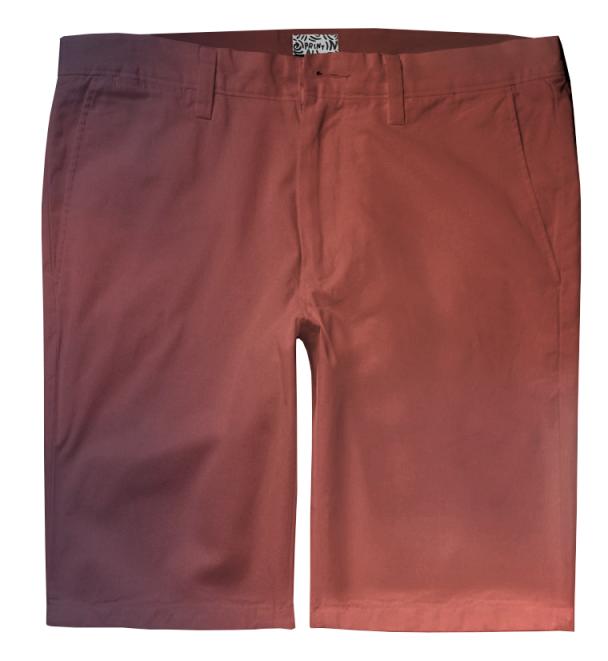 Red Gradient Trouser Shorts