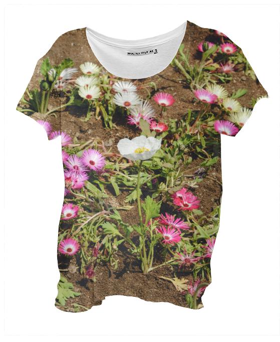Flowers Drape Shirt