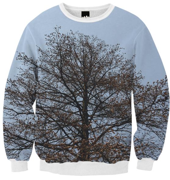 Tree Ribbed Sweatshirt