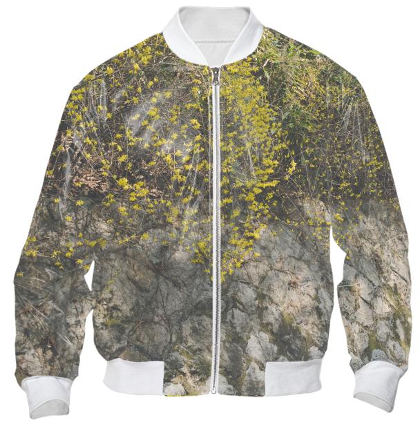 Forsythia Wall Bomber Jacket