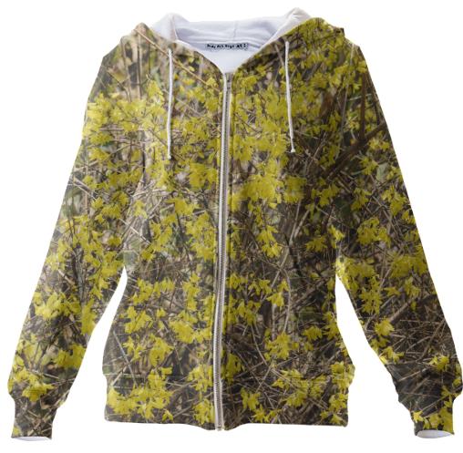 Forsythia Zip Up Hoodie