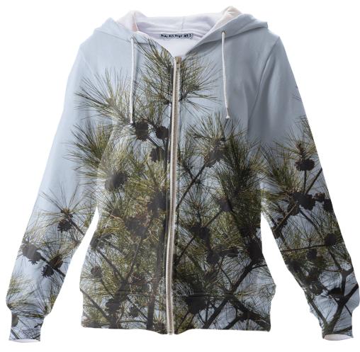 Flora Zip Up Hoodie
