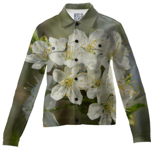 Spring Flowers Twill Jacket