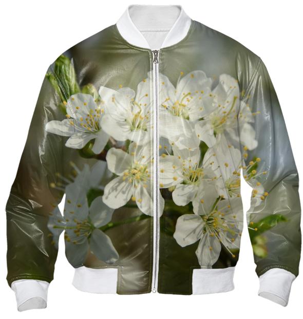 Spring Flowers Bomber Jacket