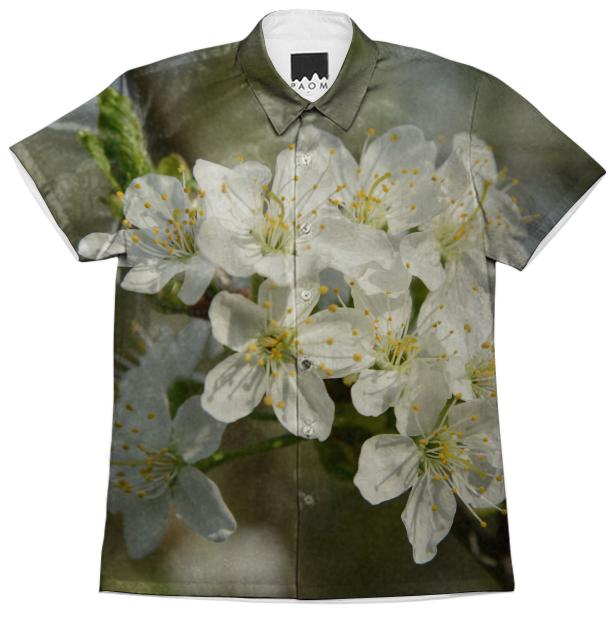 Spring Flowers Short Sleeve Workshirt