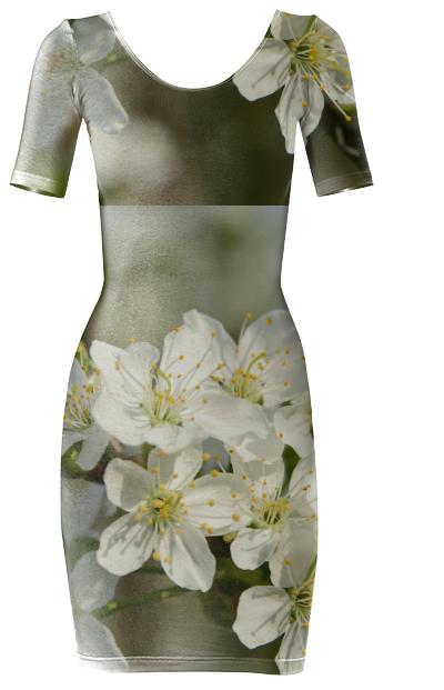 Spring Flowers Pattern 2 Bodycon Dress