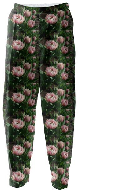 Tulips Pattern Relaxed Pant