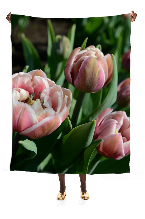 Tulips VP Silk Scarf