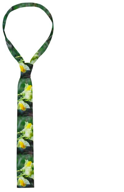 Linaria Flower Pattern Cotton Tie