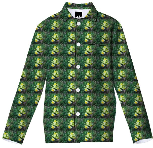 Linaria Flower Pattern Pajama Top